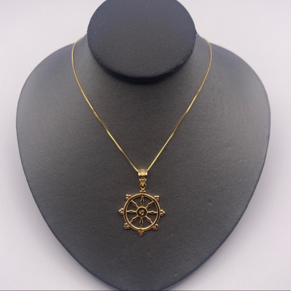 10k and 14k yellow gold Dharma Wheel necklace,All Products : American Fashion Style Bags On Sale 10k and 14k yellow gold Dharma Wheel necklace,All Products : American Fashion Style Bags On Sale